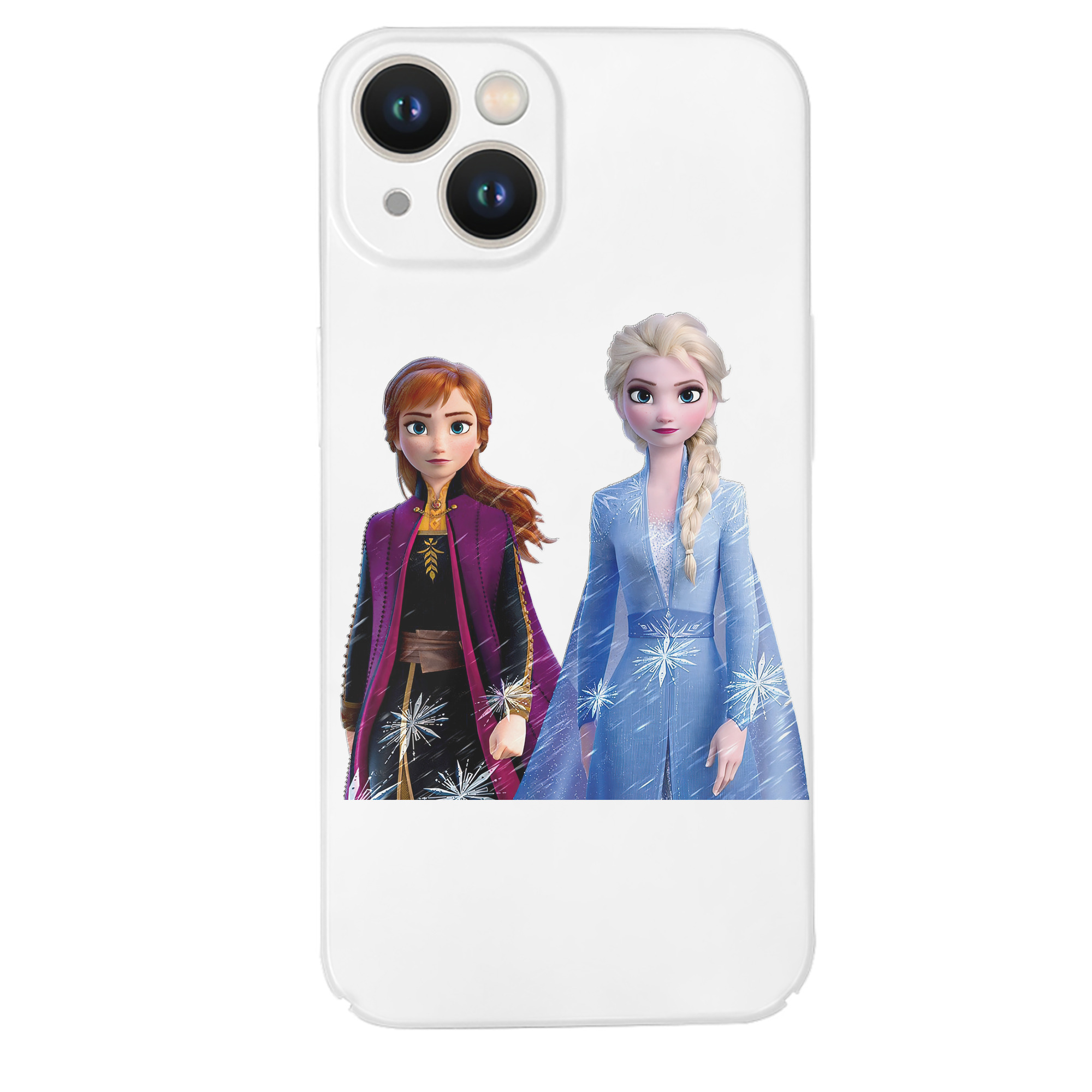 （画像用） アナと雪の女王 アンナ エルサ Frozen Anna Elsa 【iPhone 14シリーズ対応】ハードケース